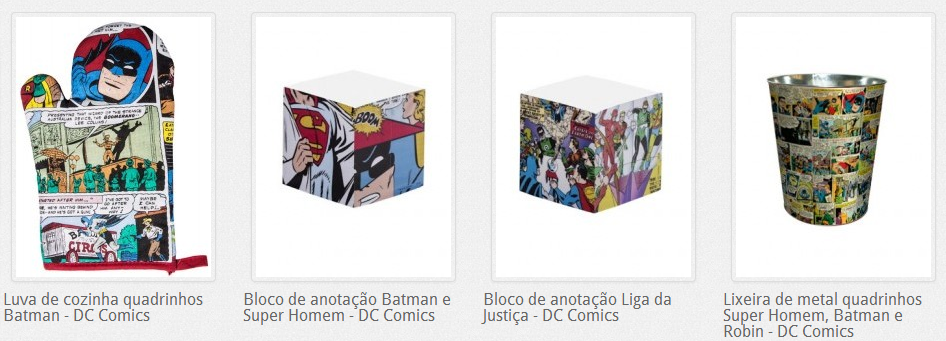 Produtos DC Comics no Eu Compraria!